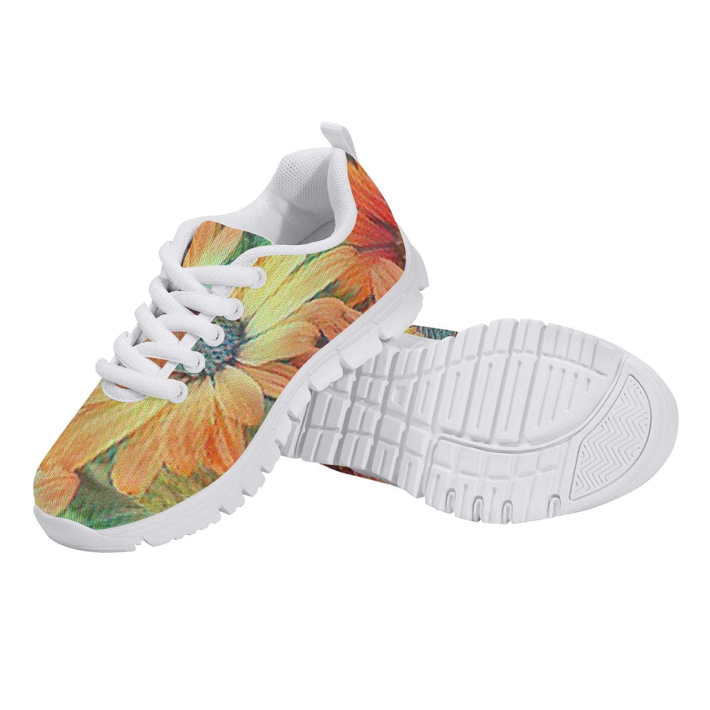 Pushing Daisies Kids Running Shoes