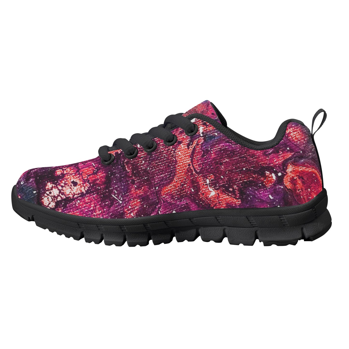 Golden Galaxy Peach Kids Running Shoes