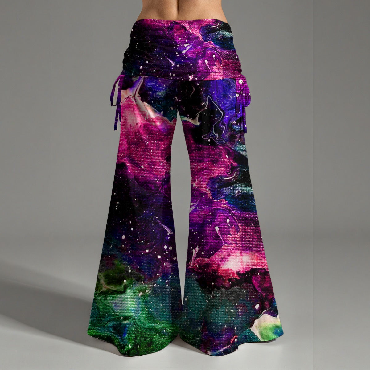 Galactic Clouds Women's High Waist Wide Leg Pants