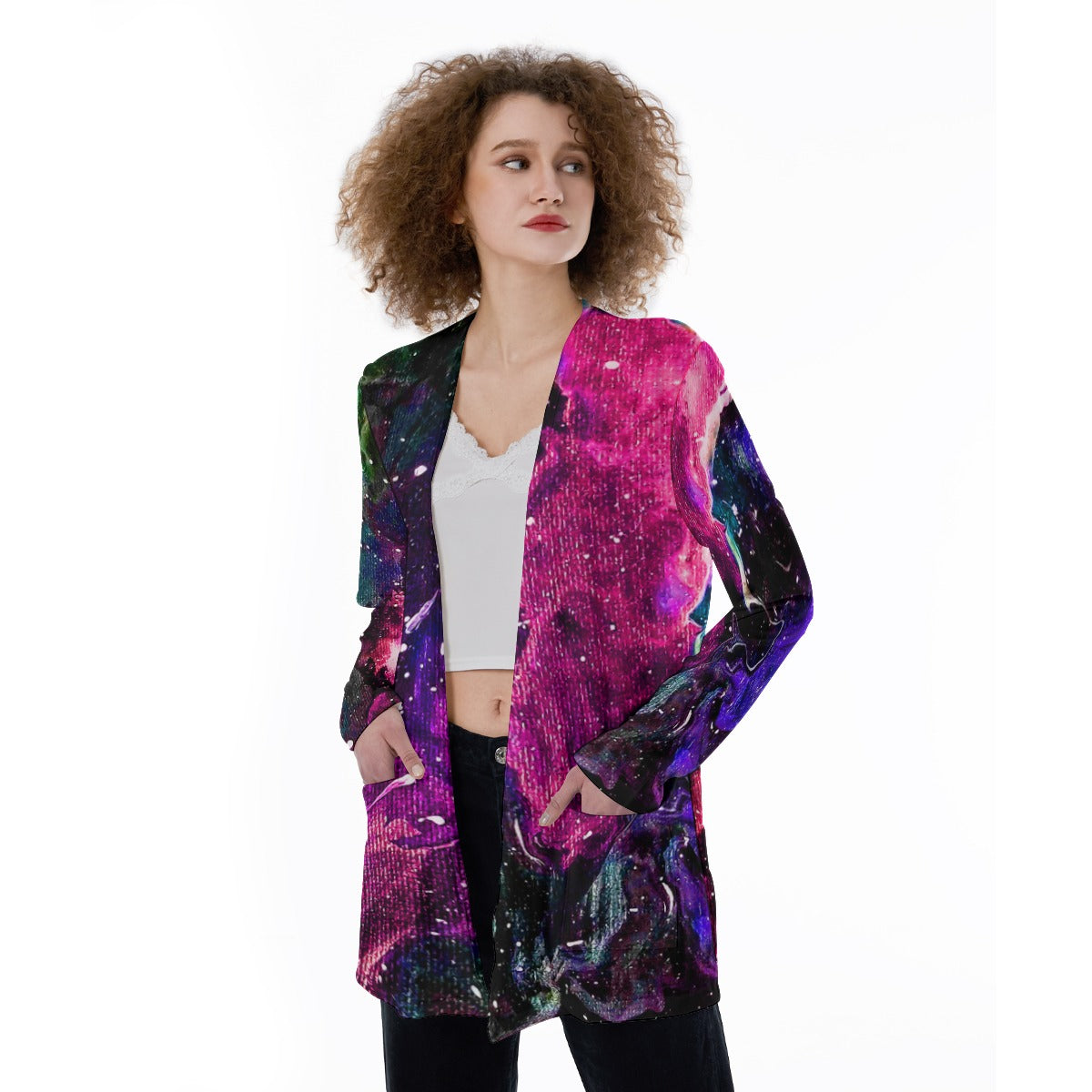 Galactic Clouds Women's Cover With Pocket