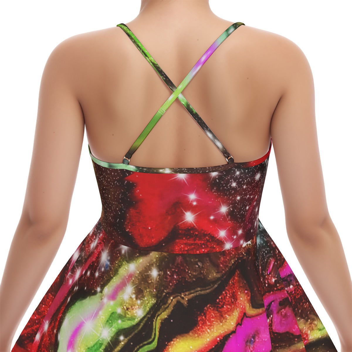 Galactic Beauty Women‘s Cross Cami Dress