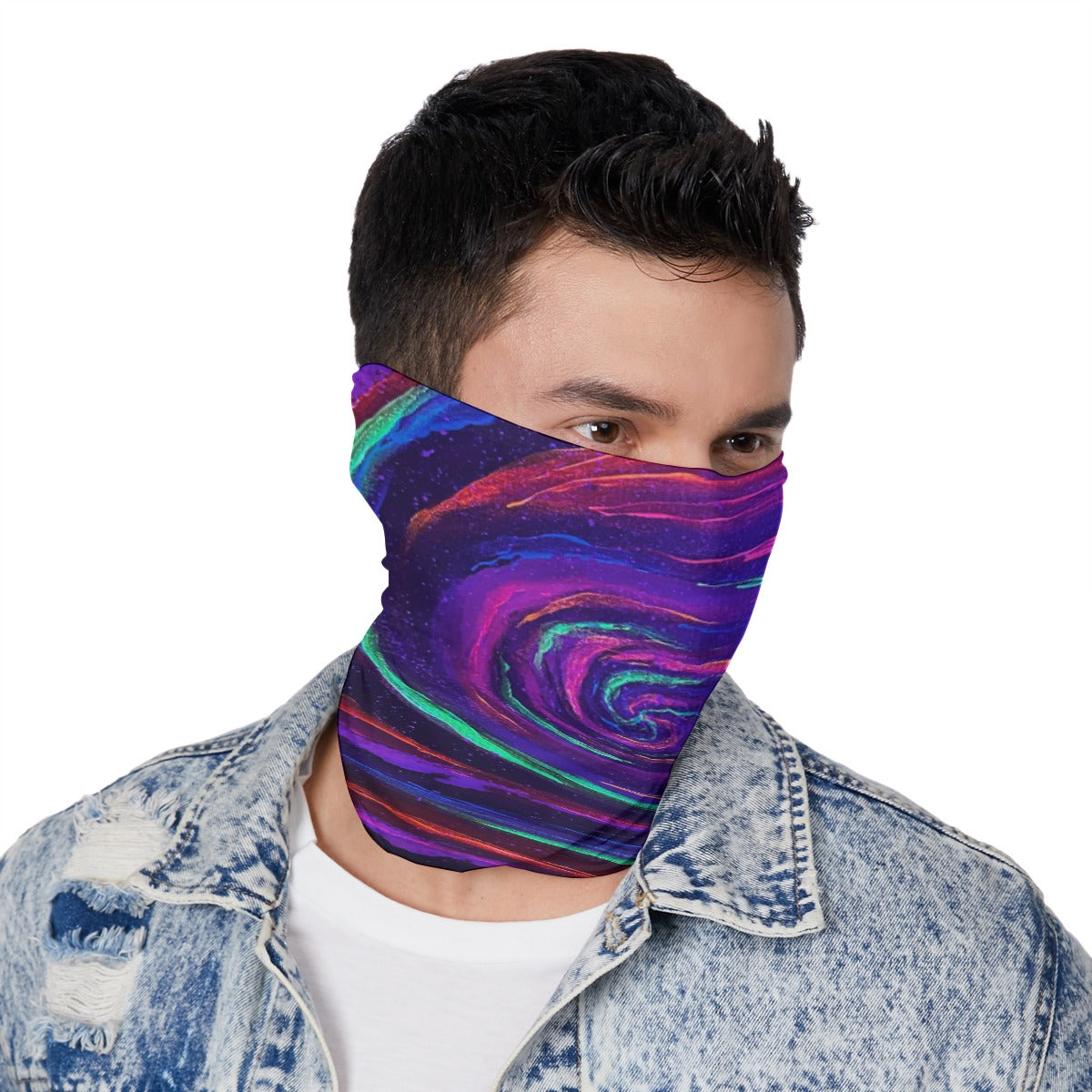 Galactic Rabbit Hole Neck Gaiter