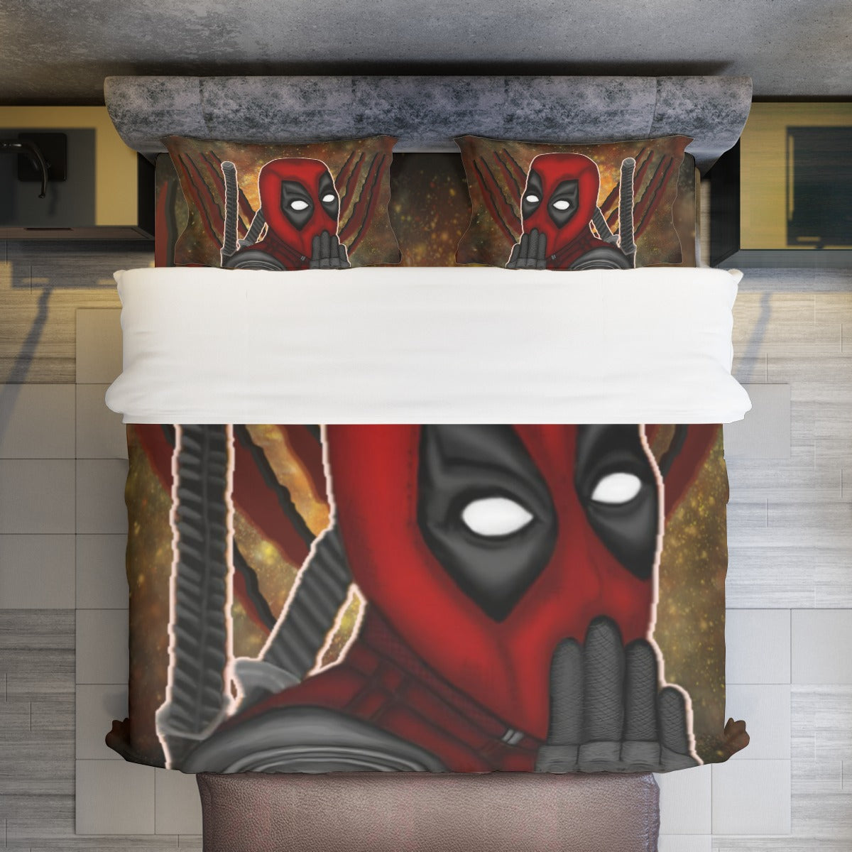 Deadpool/Wolverine Four-piece Duvet Cover Set