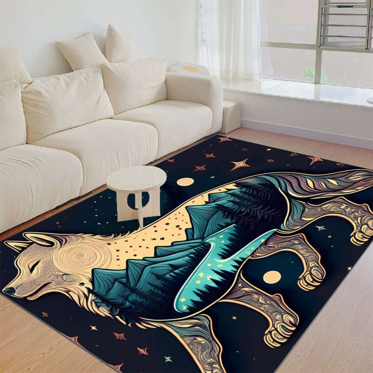 Wolf River Foldable Rectangular Thickened Floor Mat