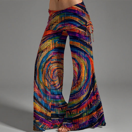 Whirlpool Rainbow Women's High Waist Wide Leg Pants