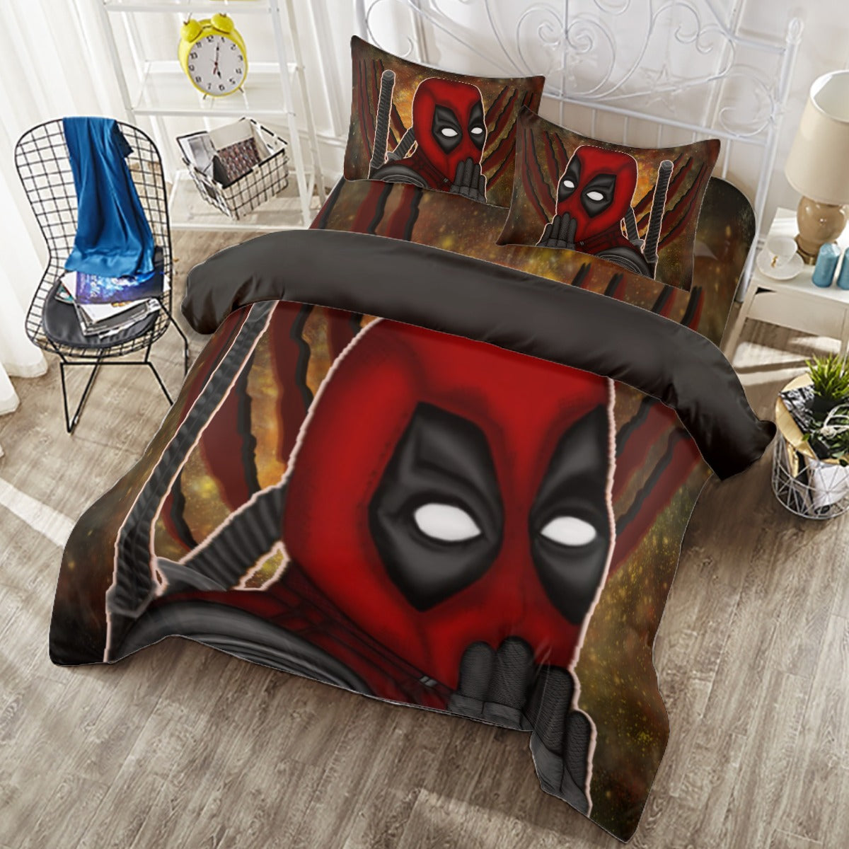 Deadpool/Wolverine Four-piece Duvet Cover Set