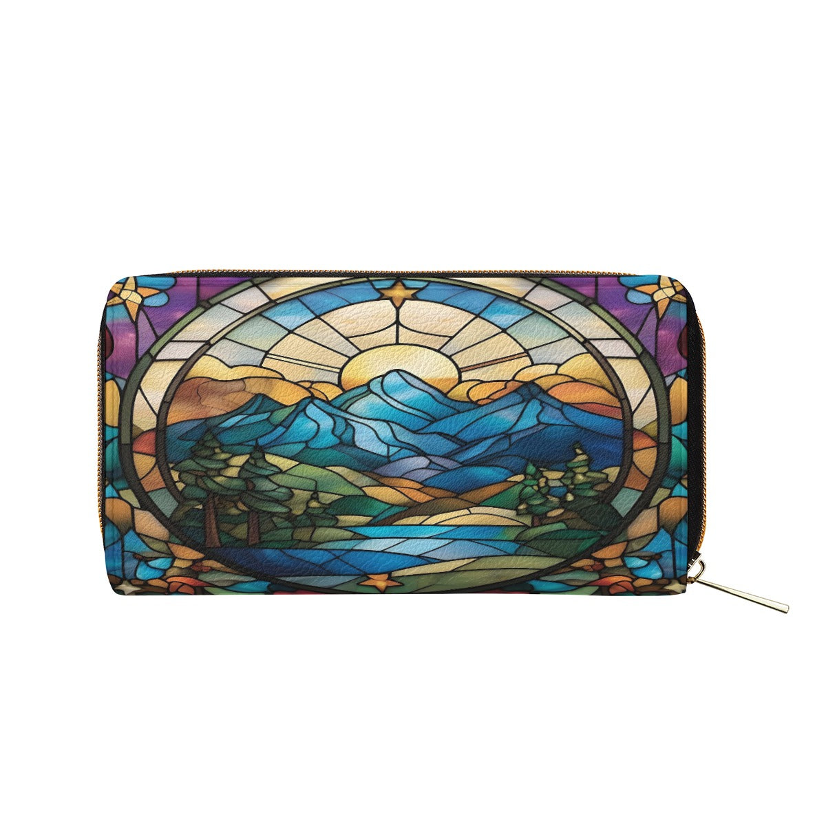 Stained Glass Mountain Mini Purse