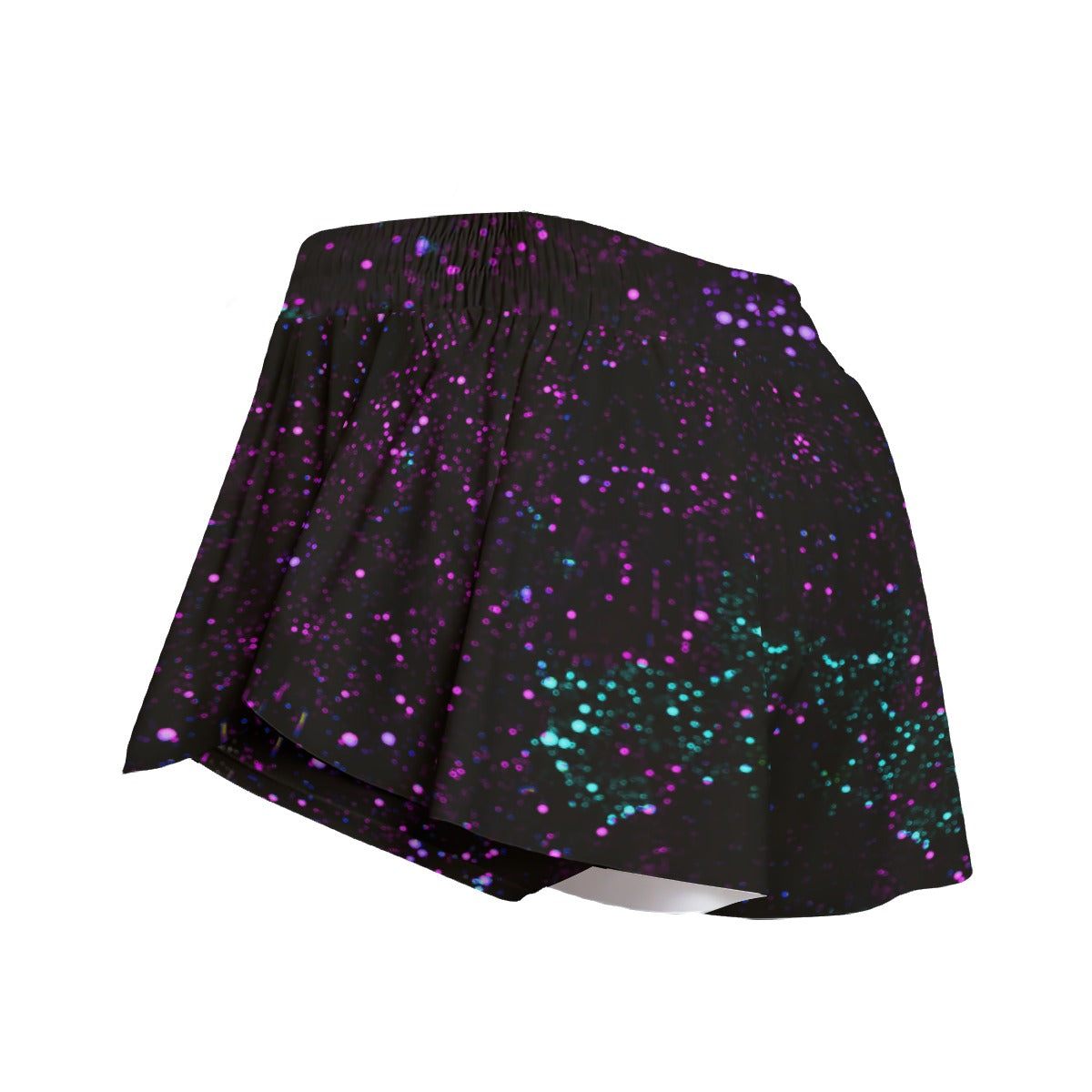 Night Sky Purple Women's Sport Skorts With Pocket