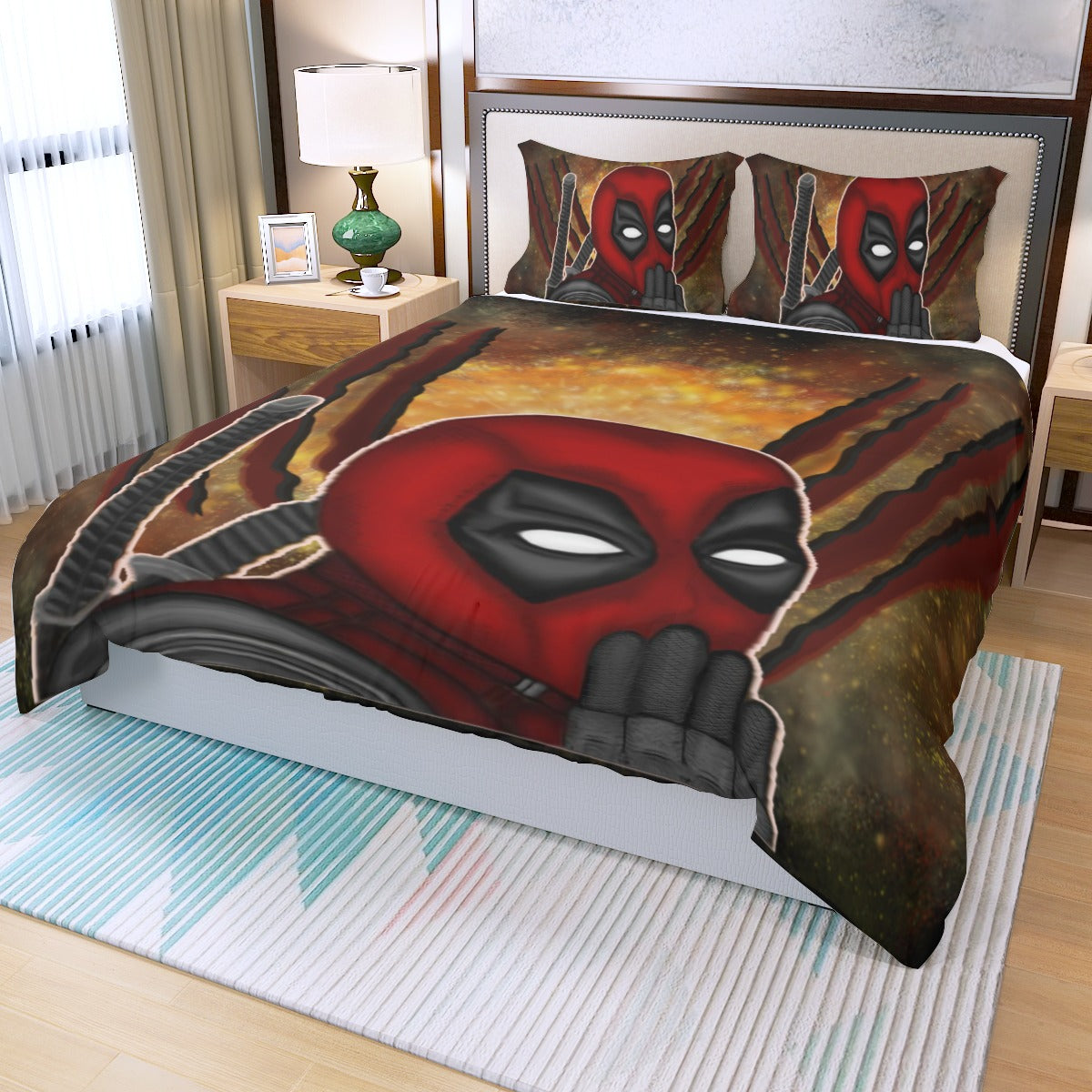 Deadpool/Wolverine Three Piece Duvet Cover Set