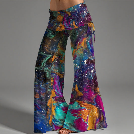 Paradise Women's High Waist Wide Leg Pants