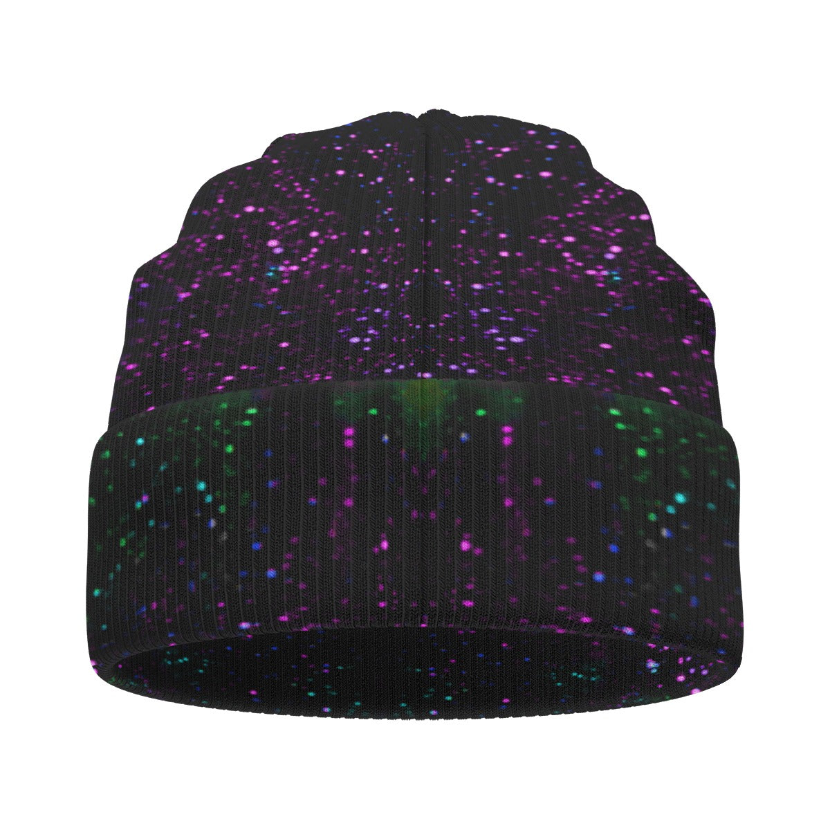 Night Sky Purple Knitted Hat