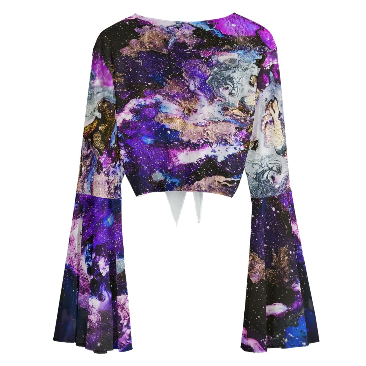 Purple Blue Galaxy Women's Blouse