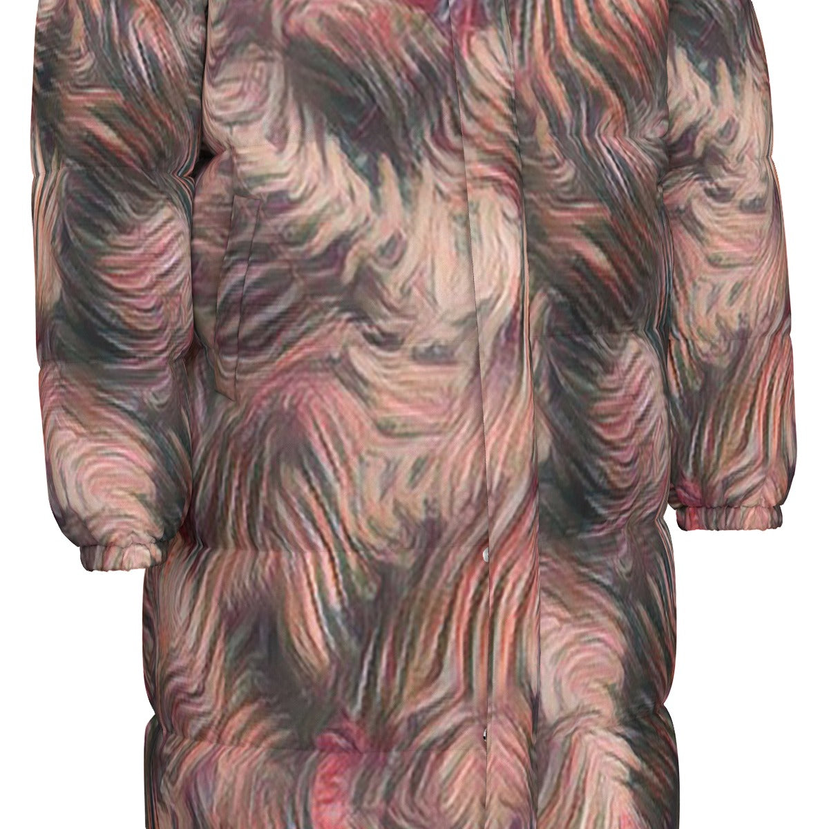 Fern Gully Unisex Long Down Jacket