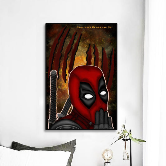 Deadpool/Wolverine Black Frame Mural