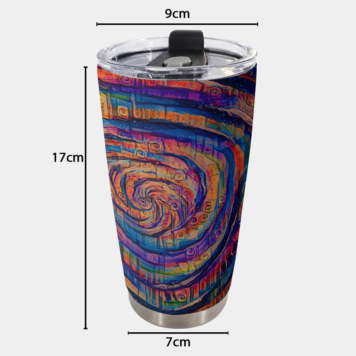 Galactic Rabbit Hole Rainbow Tumbler 20oz