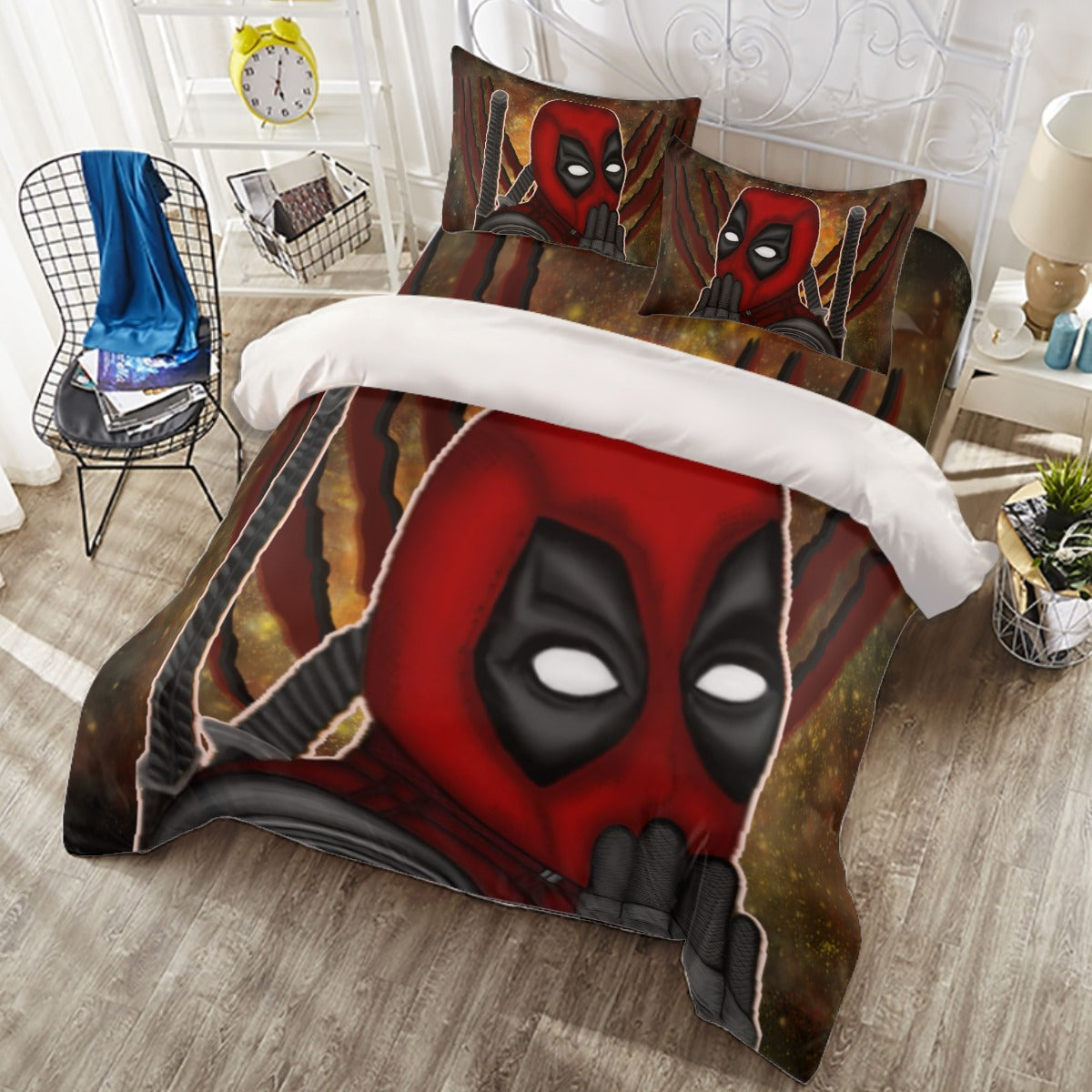 Deadpool/Wolverine Four-piece Duvet Cover Set