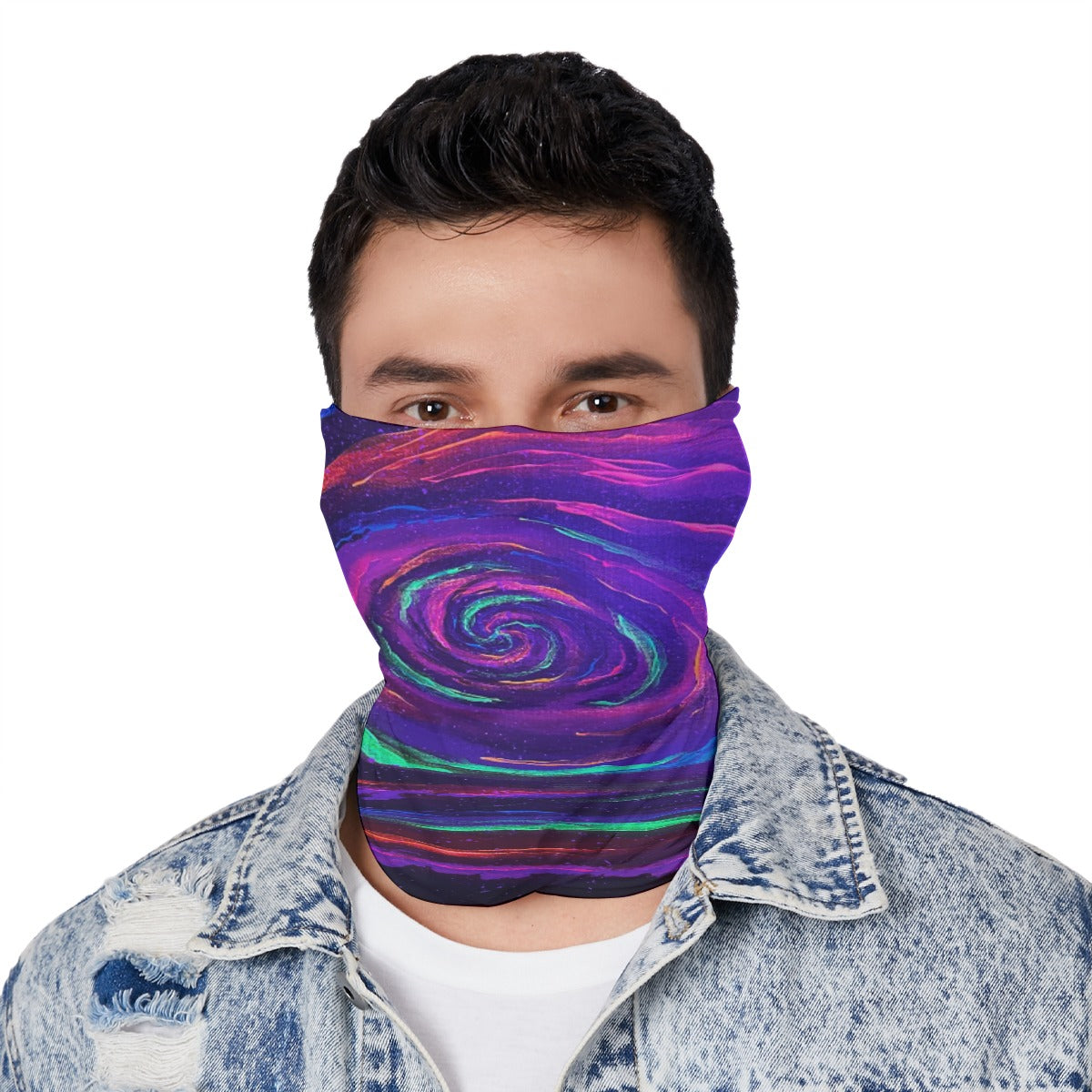 Galactic Rabbit Hole Neck Gaiter