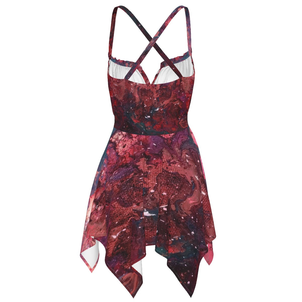 Heaven Meets Universe Red Women's Slip Dress