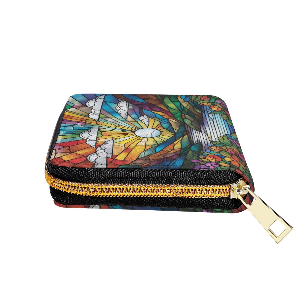 Stained Glass Rainbow Skies Mini Purse