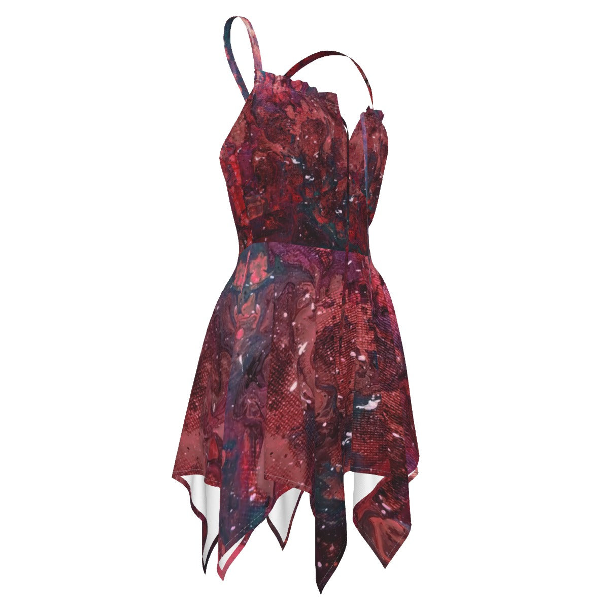 Heaven Meets Universe Red Women's Slip Dress