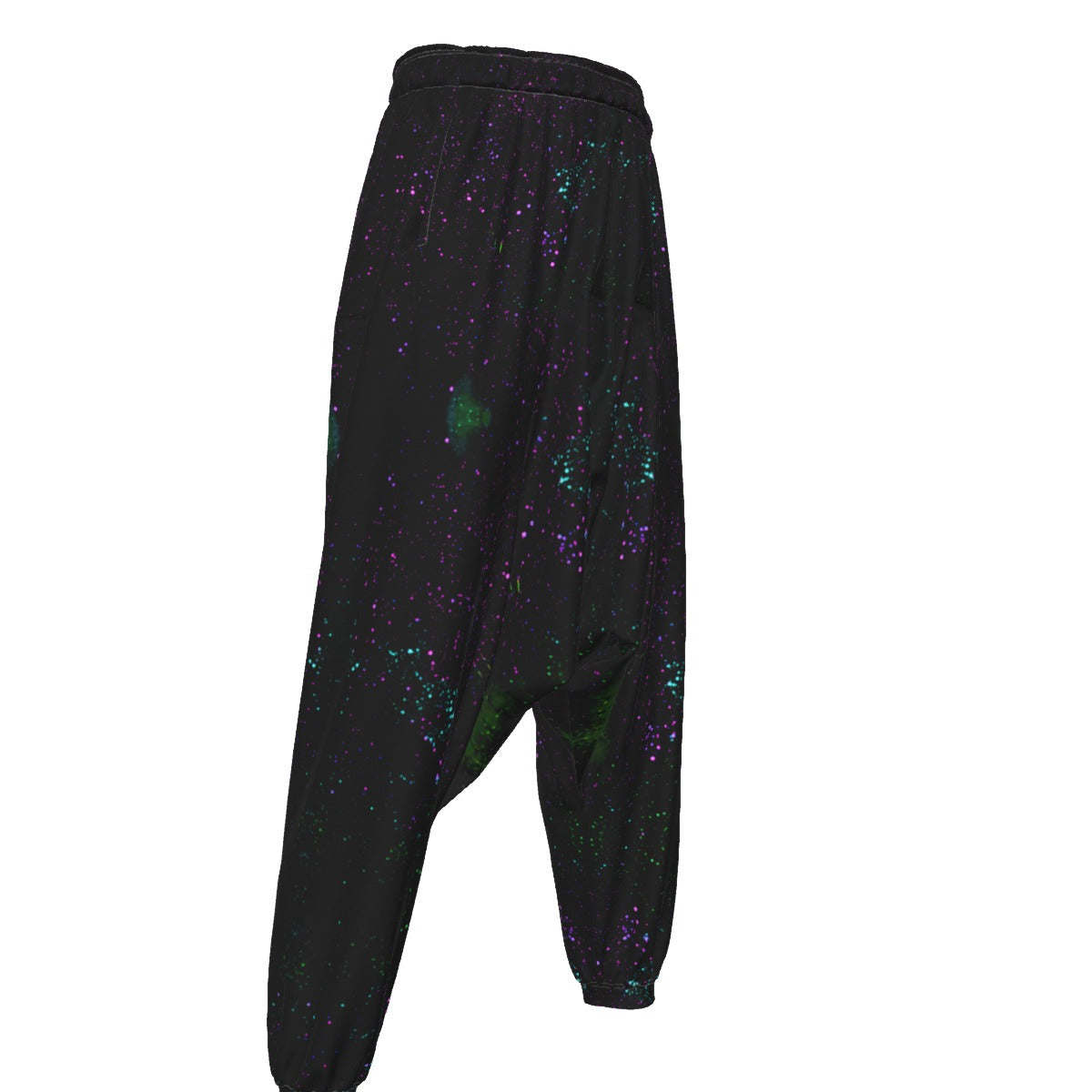 Night Sky Purple Men's Loose Trousers