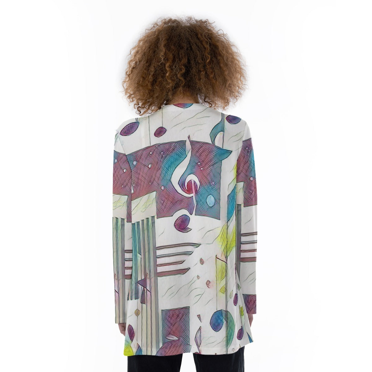 Music Notes Women's Cover With Pocket