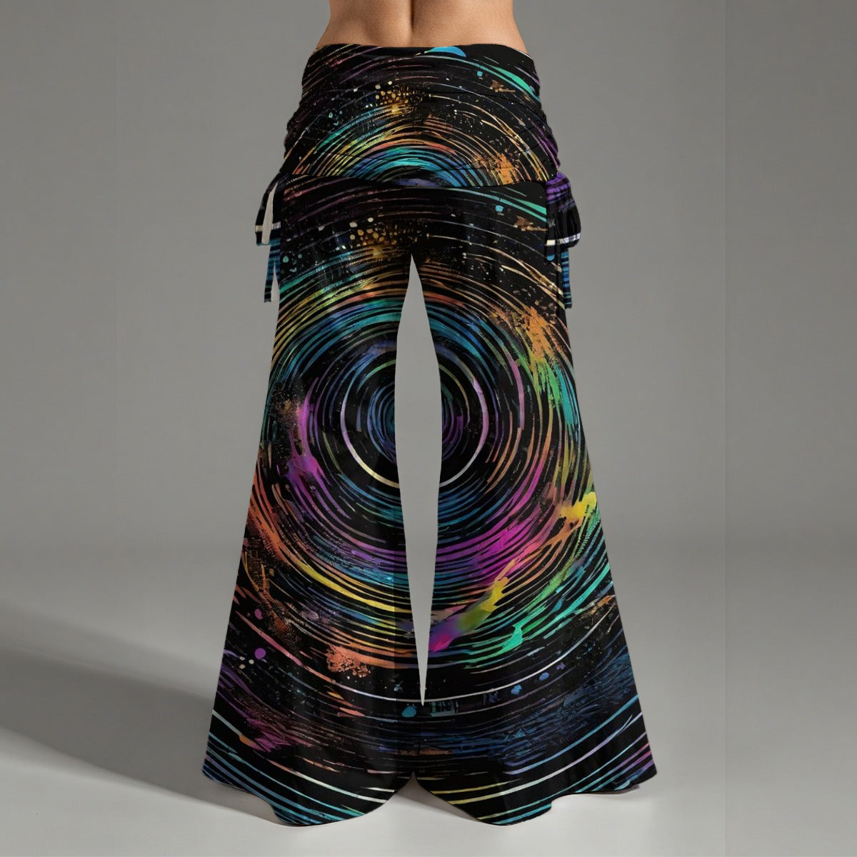 Abstract Space Women's High Waist Wide Leg Pants