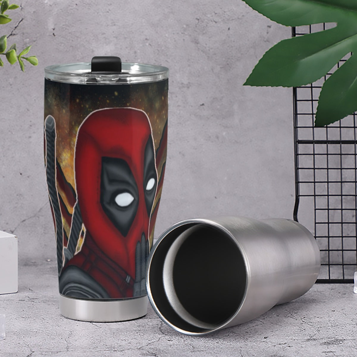 Deadpool/Wolverine 30OZ Cone Car Cup