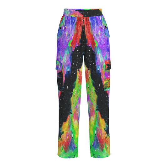 Galactic Rainbow Women's Cargo Pants