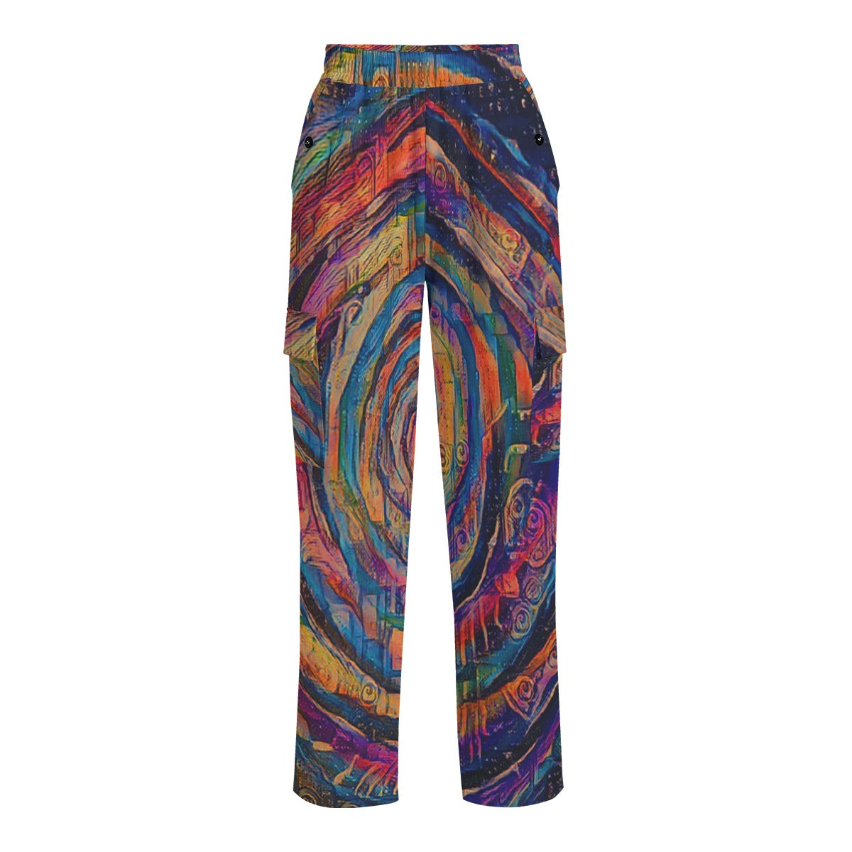 Galactic Rabbit Hole Rainbow Women's Cargo Pants