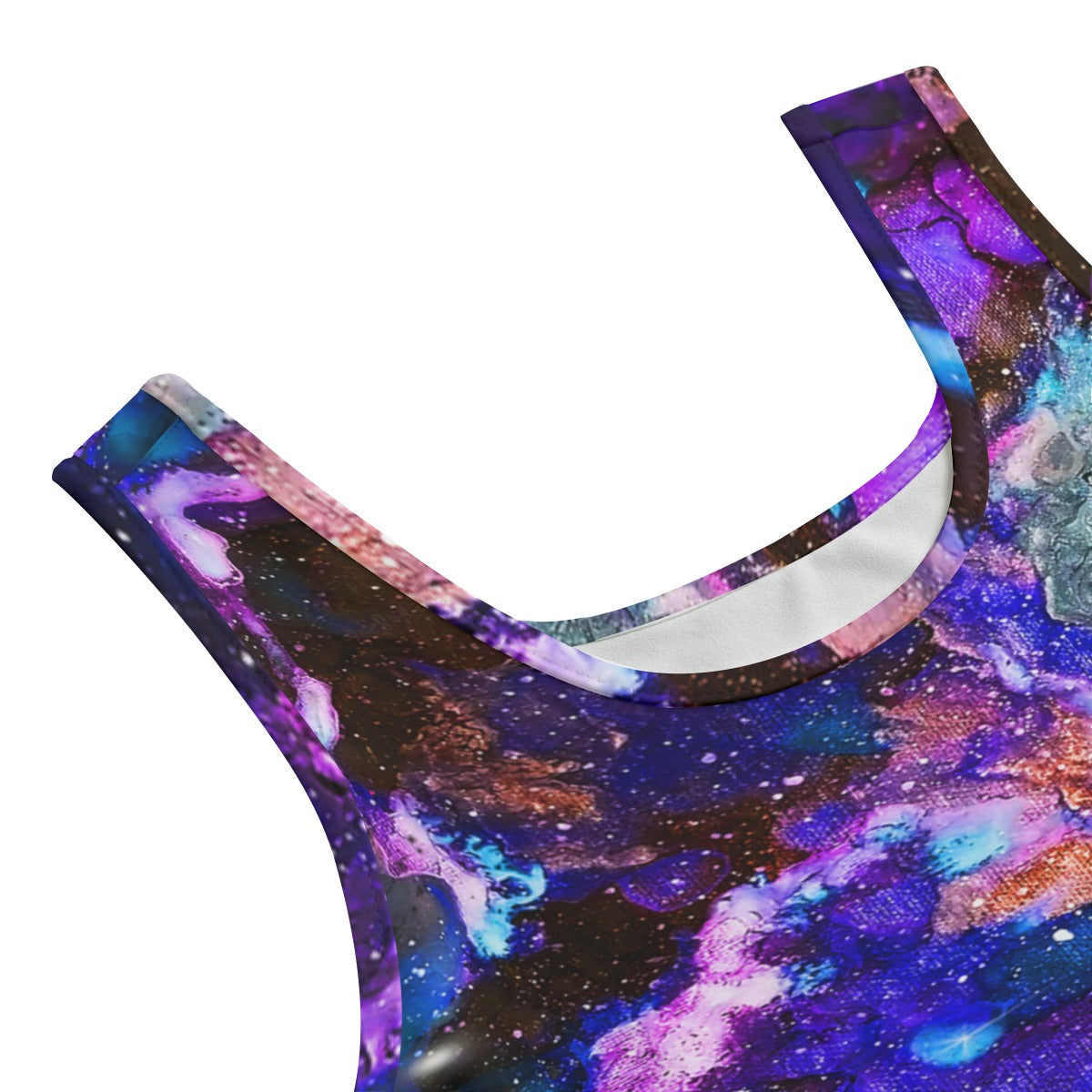 Purple Blue Galaxy Women's Yoga Set