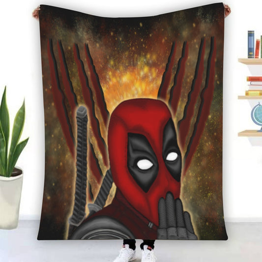 Deadpool/Wolverine Flannel Blanket