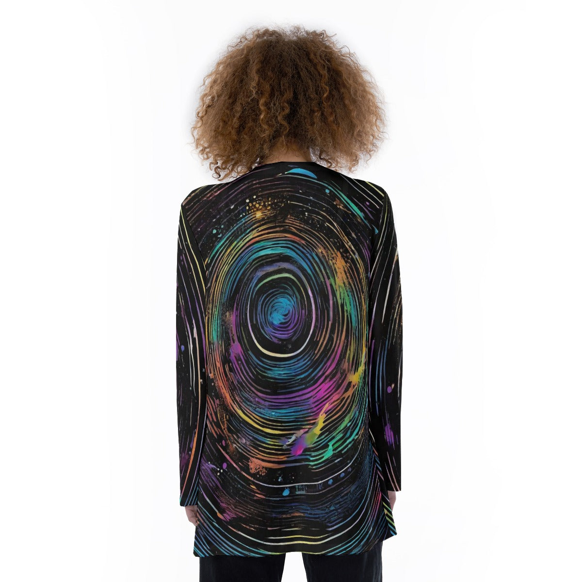 Abstract Whirlpool Women's Cover With Pocket