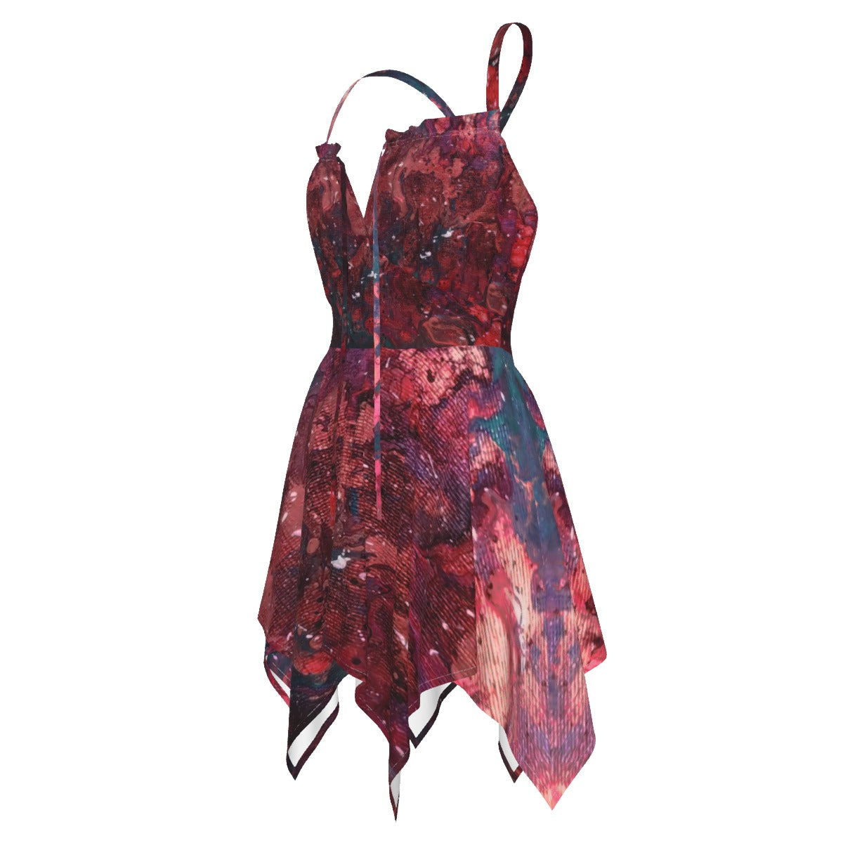 Heaven Meets Universe Red Women's Slip Dress