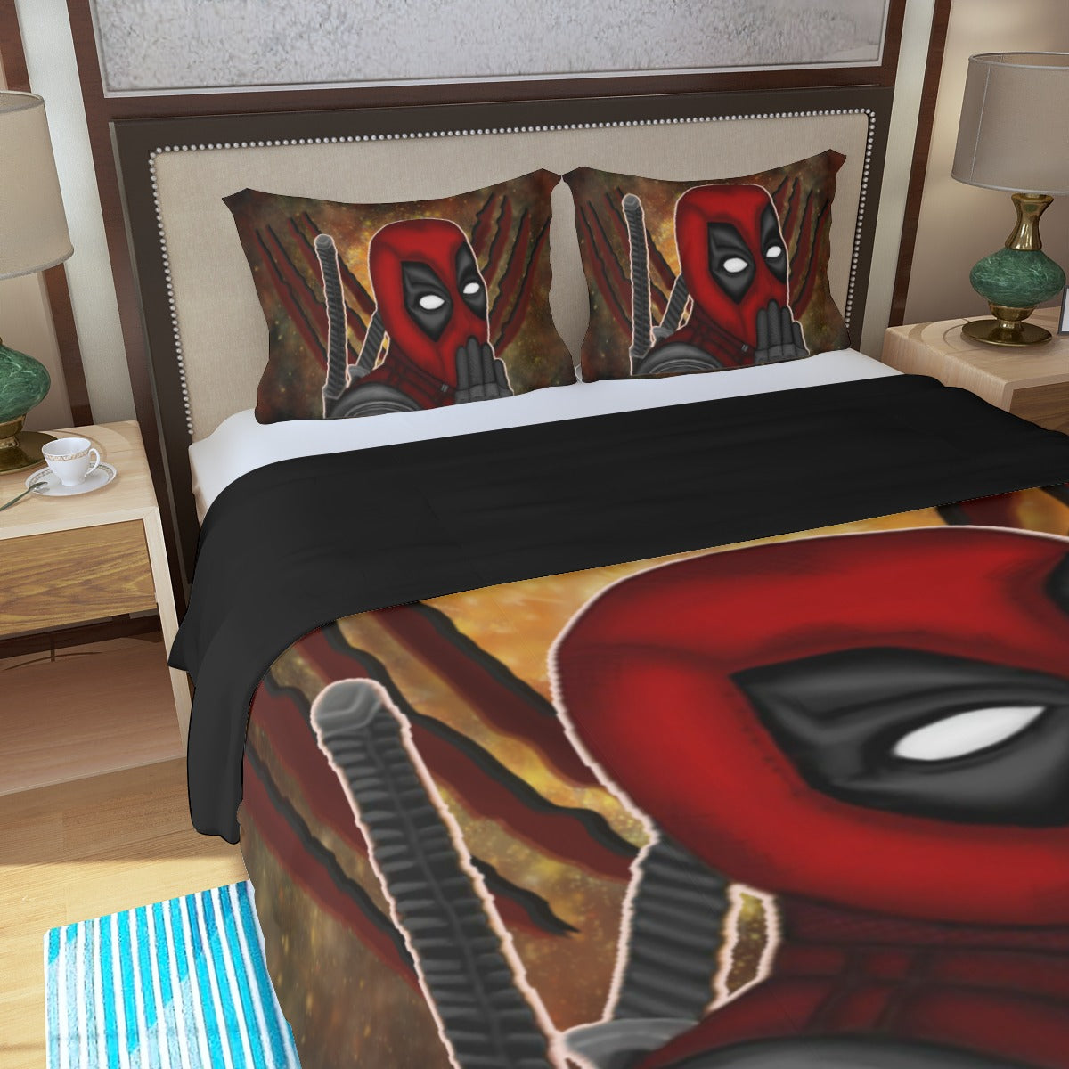 Deadpool/Wolverine Three Piece Duvet Cover Set