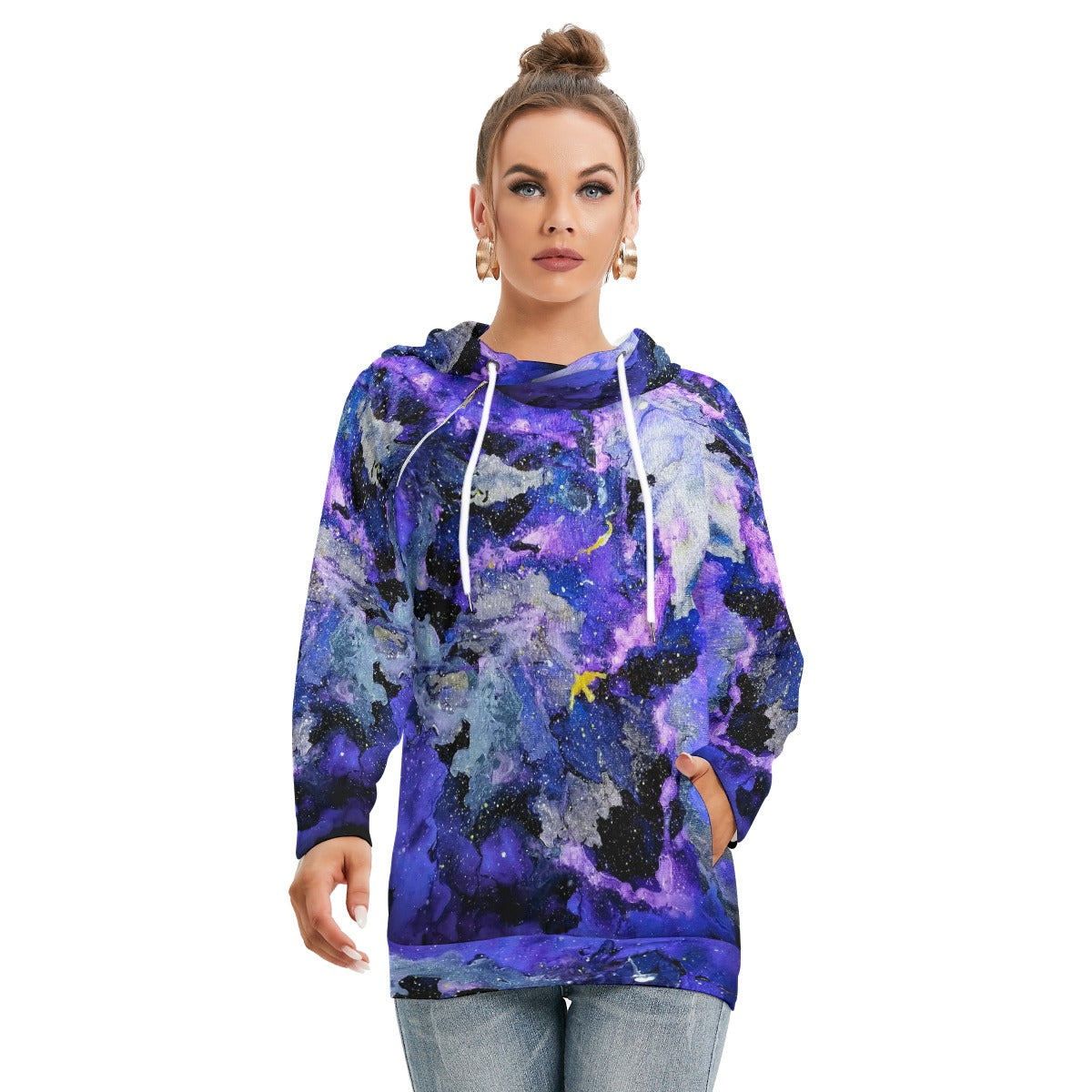 Fly High Women's Hoodie With Double Hood