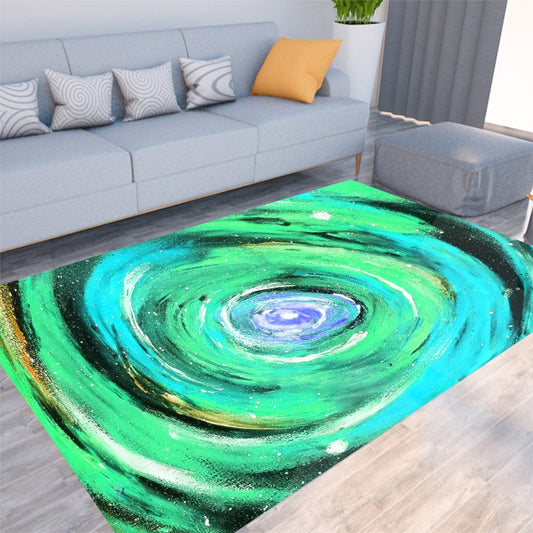 Infinite Teal Foldable Rectangular Thickened Floor Mat
