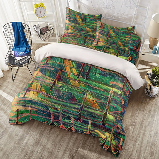 Drip Grunge Four-piece Duvet Cover Set