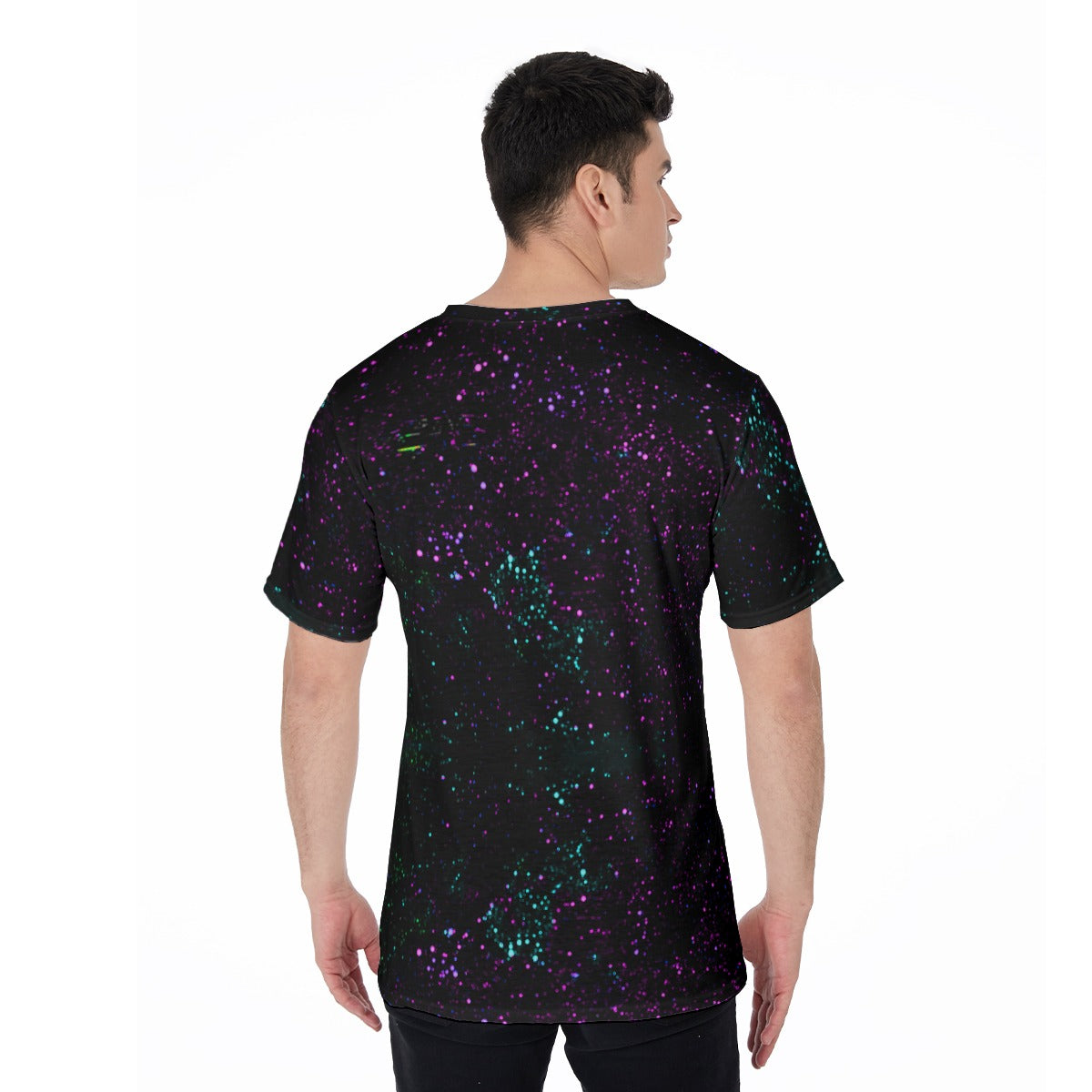 Night Sky Purple V-Neck T-Shirt
