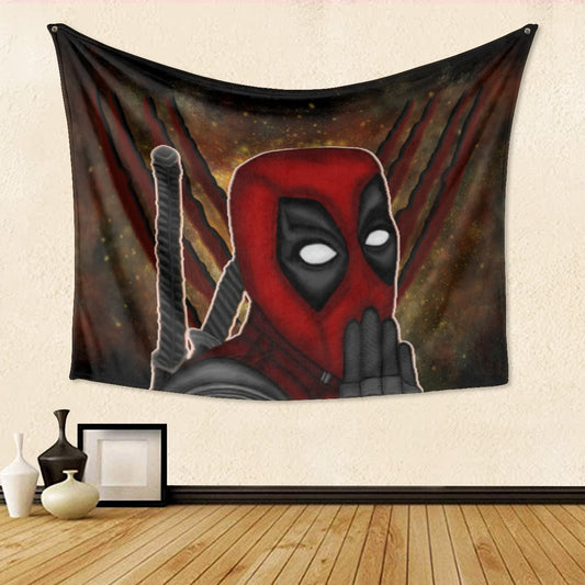 Deadpool/Wolverine Single-Side Print Tapestry