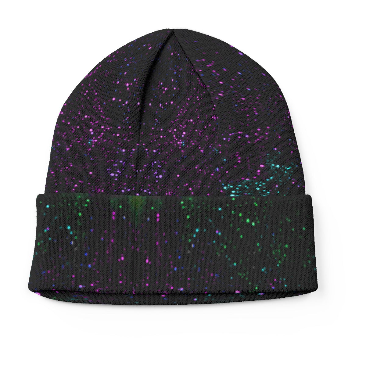 Night Sky Purple Knitted Hat