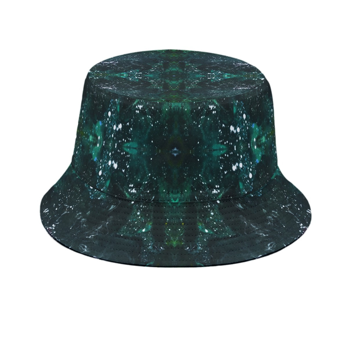 Galactic Darkness Teal Bucket Hat