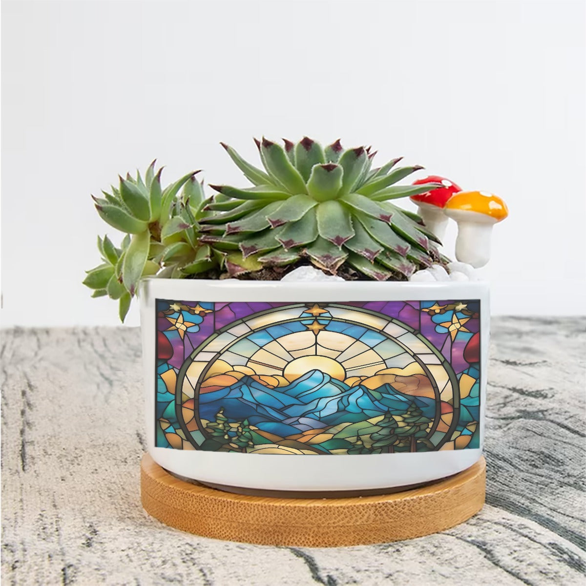 Mountain Majesty Flowerpot