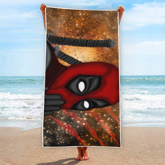 Deadpool/Wolverine Rectangular Beach Towel