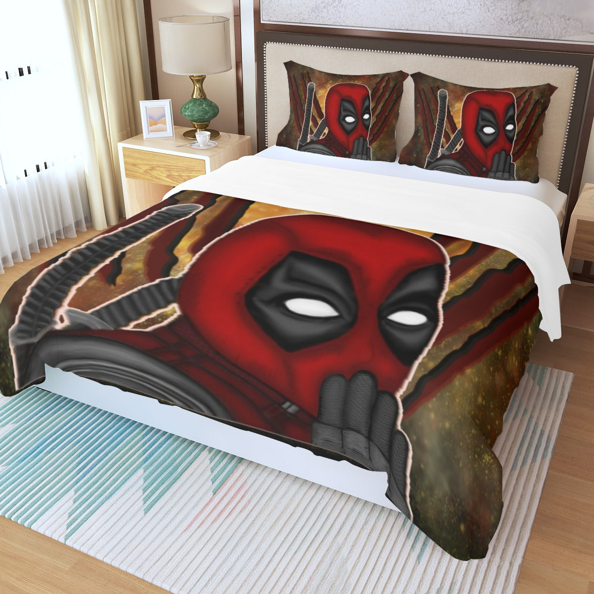 Deadpool/Wolverine Three Piece Duvet Cover Set