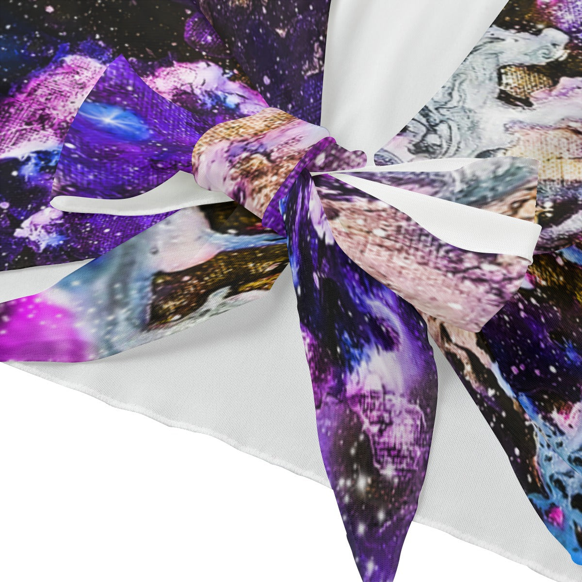 Purple Blue Galaxy Women's Blouse