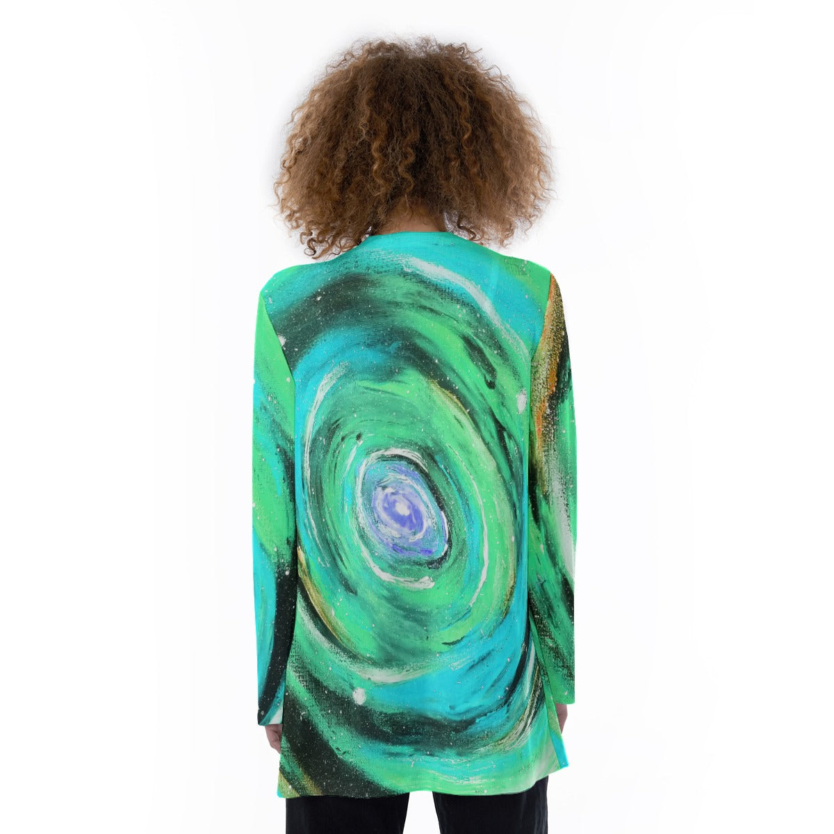 Infinite Teal Women's Cover With Pocket