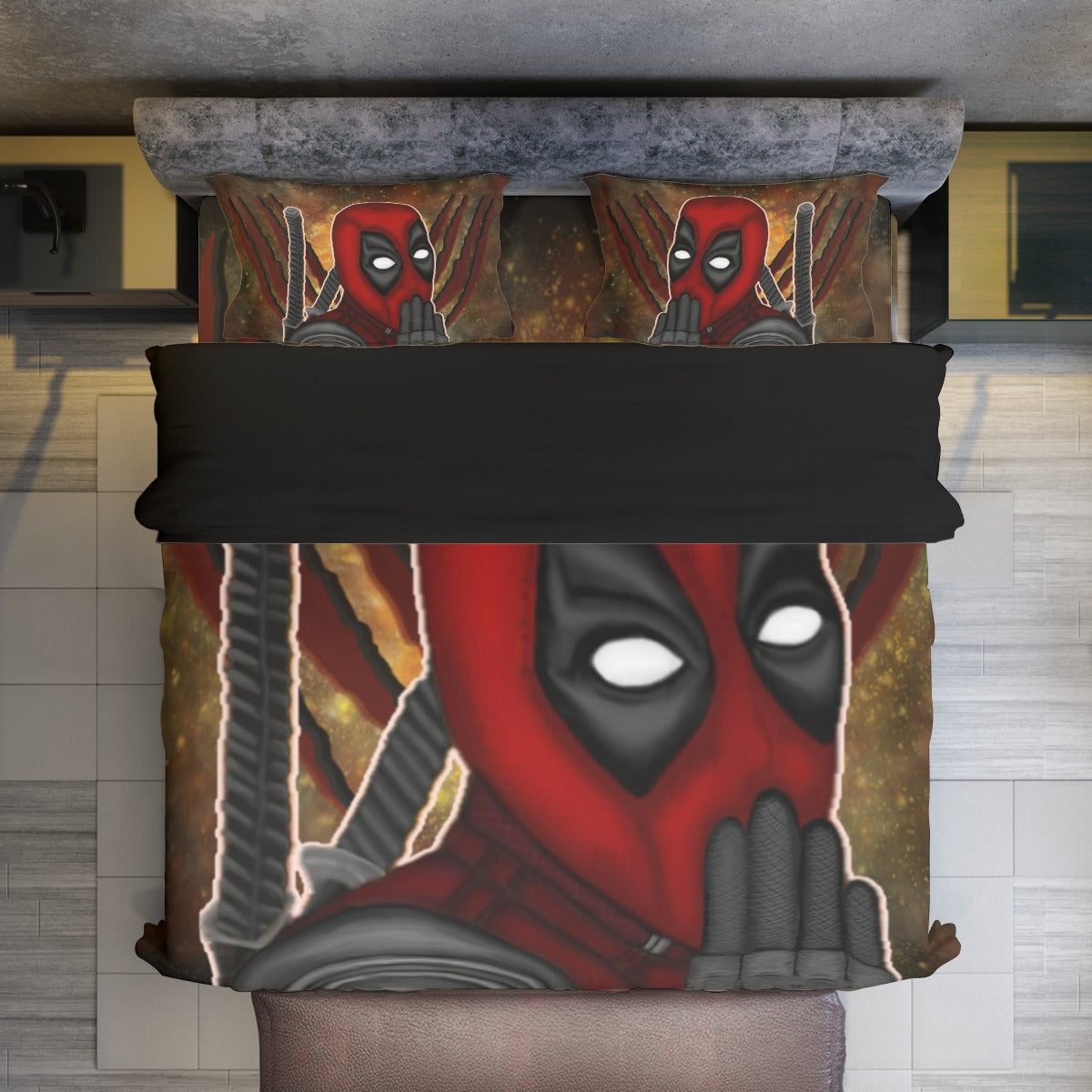 Deadpool/Wolverine Four-piece Duvet Cover Set