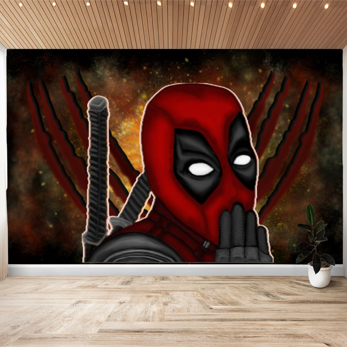 Deadpool/Wolverine Wall Stickers