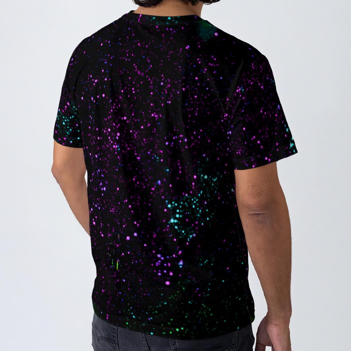 Night Sky Purple Men's O-Neck T-Shirt | 190GSM Cotton